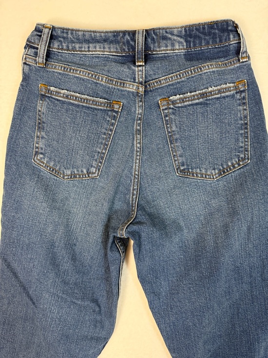 Abercrombie & Fitch Mom High Rise Jeans - Dark Blue Denim Curve Love size 4/27 - Picture 9 of 11